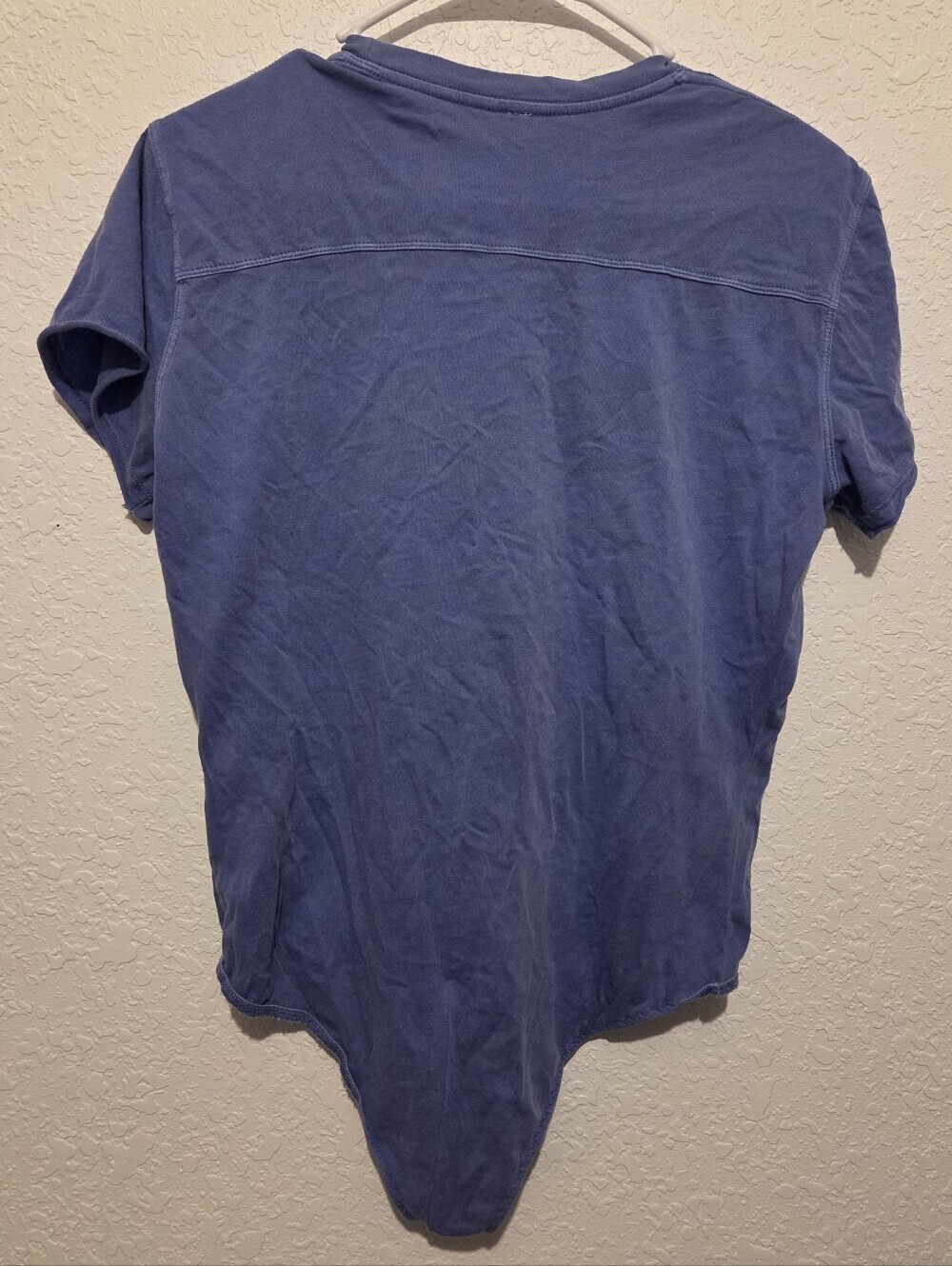 Intimately Free People - Crew Neckline Tee-Style Bodysuit (Small) Purple/blue - Picture 4 of 7